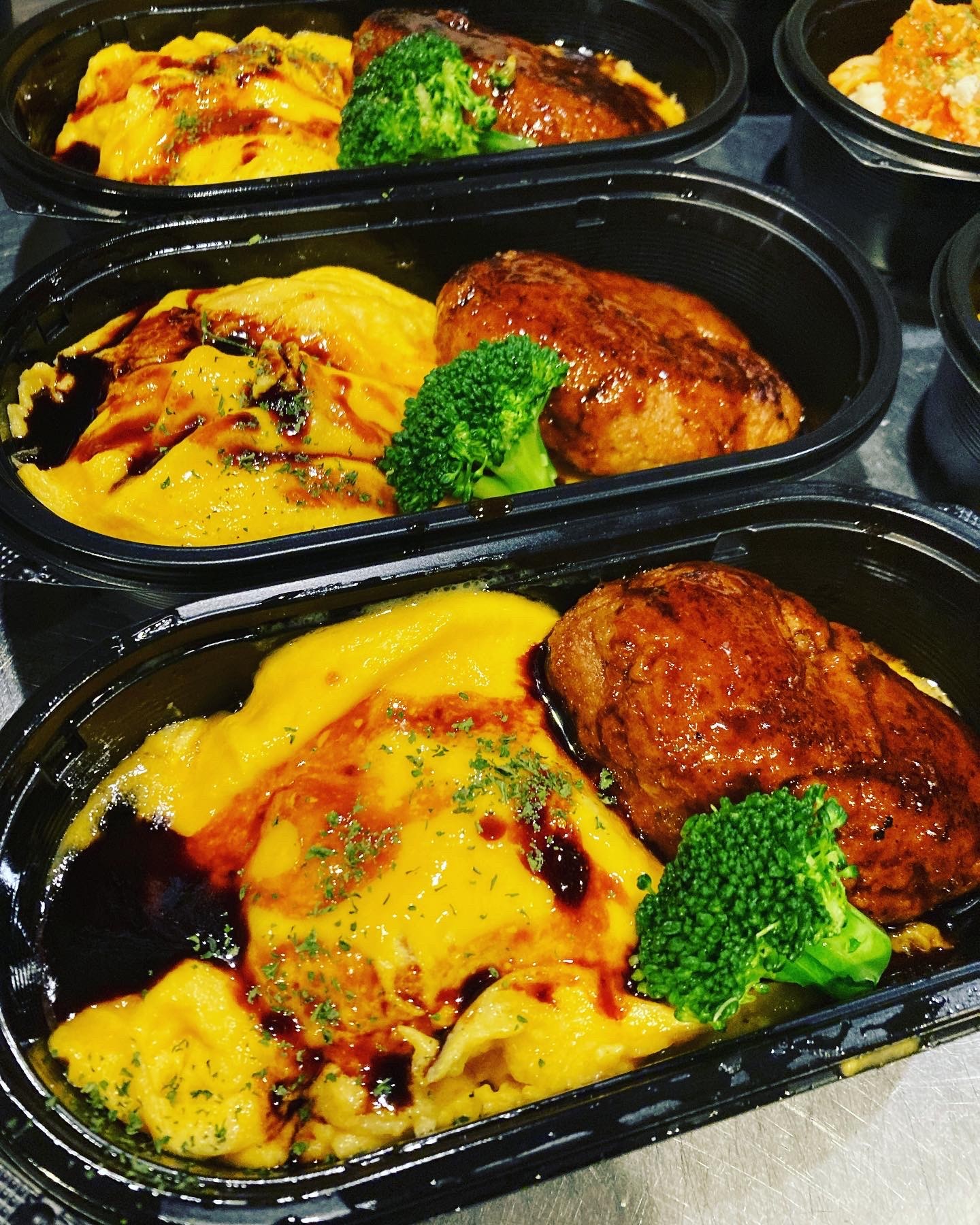 オムライス＆ハンバーグ